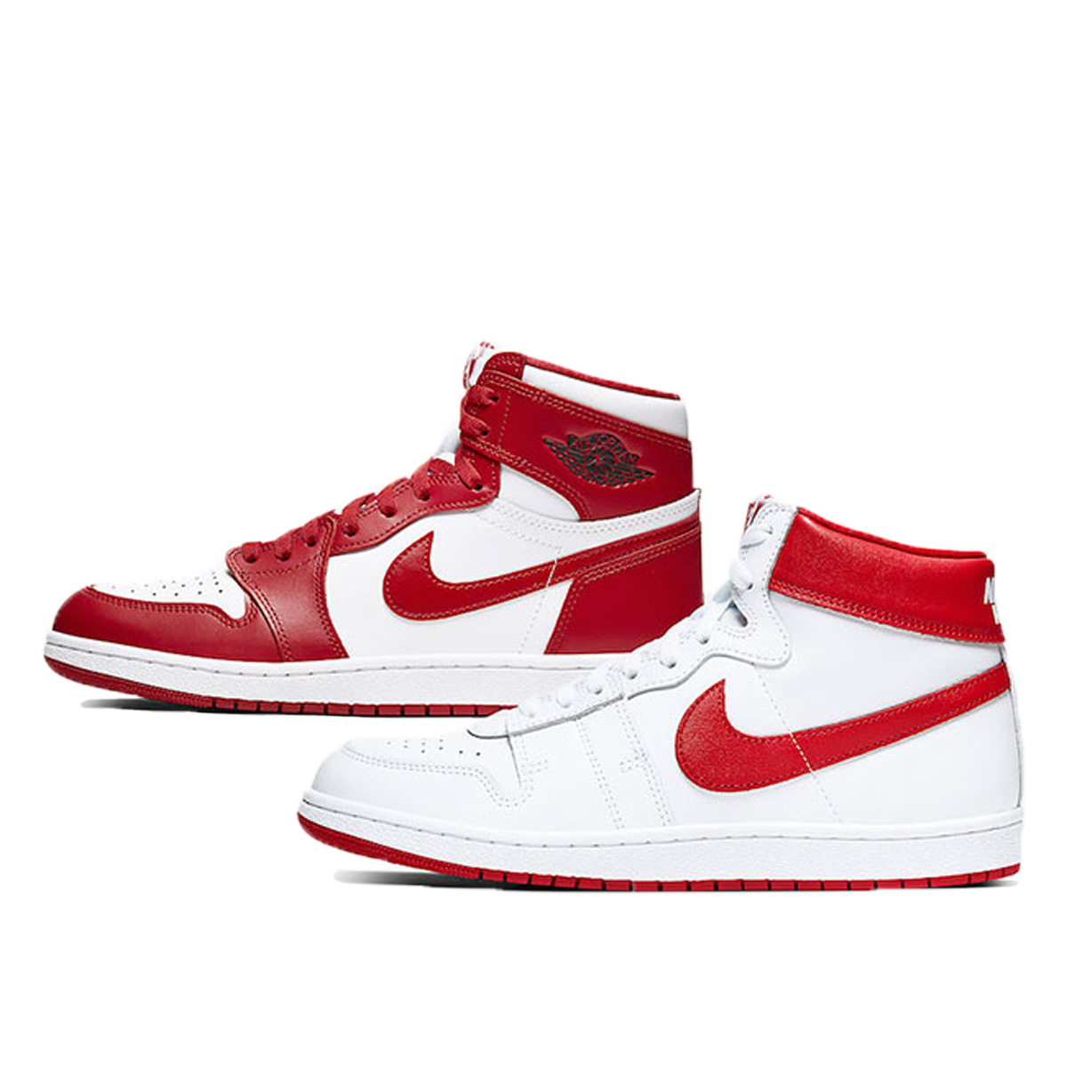 Air Jordan New Beginnings Pack Retro High 1 & Nike Air Ship (2020) RED/WHITE/BLACK sneaker – authenticated on KLEKT