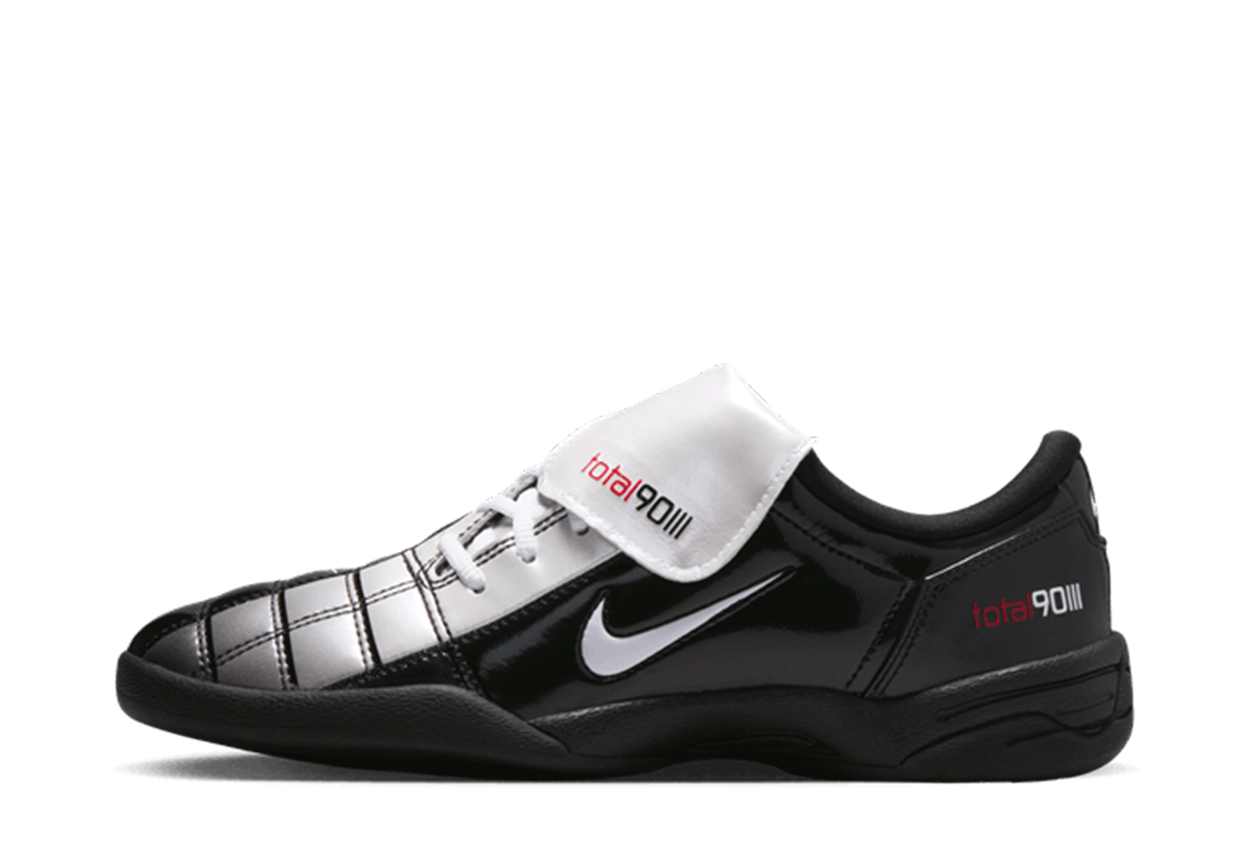 Nike Total 90 SE 'Black & White' (2026) Black/University Red/White sneaker – authenticated on KLEKT