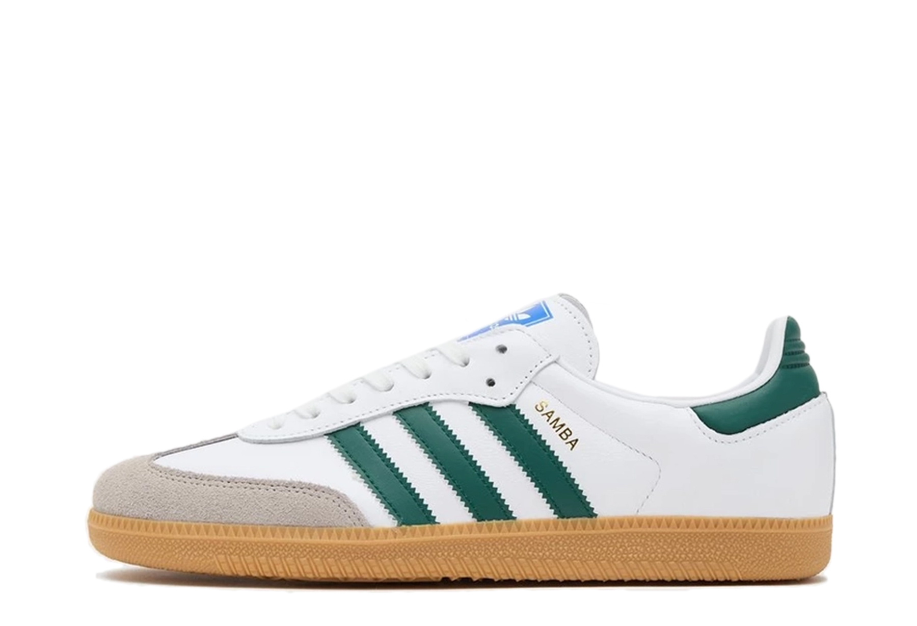 Adidas Samba OG 'White Collegiate Green Gum' (2024) White/Collegiate Green/Gum sneaker – authenticated on KLEKT