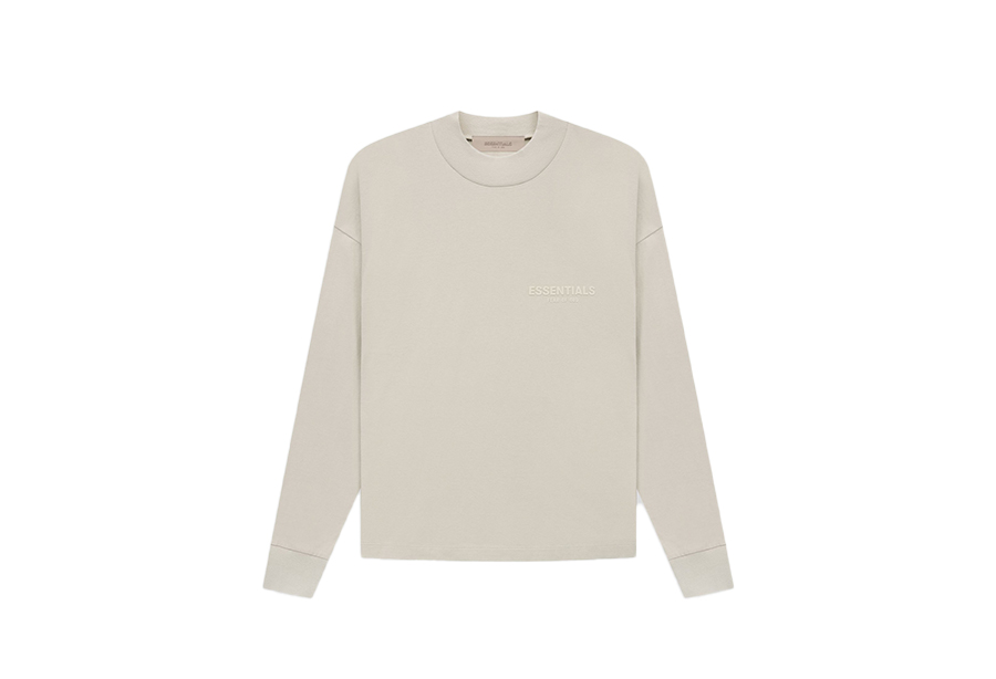 Fear Of God ESSENTIALS L/S Tee Wheat (SS22) WHEAT sneaker – authenticated on KLEKT