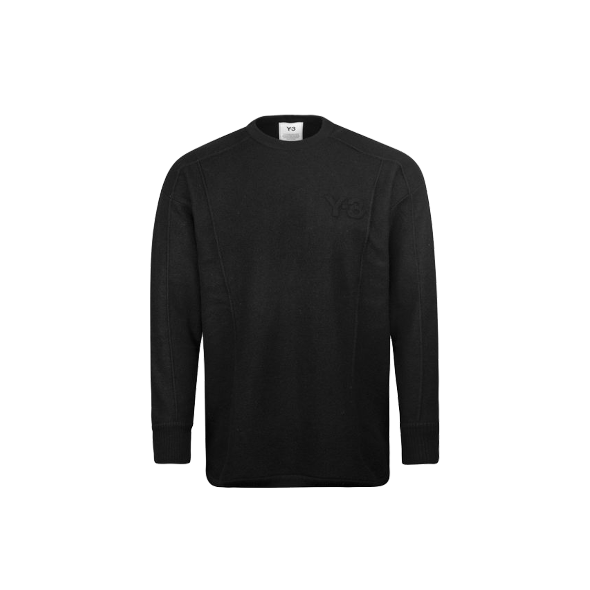 Adidas Y-3 Classic Merino Blend Knit Crew Sweater Black BLACK sneaker – authenticated on KLEKT