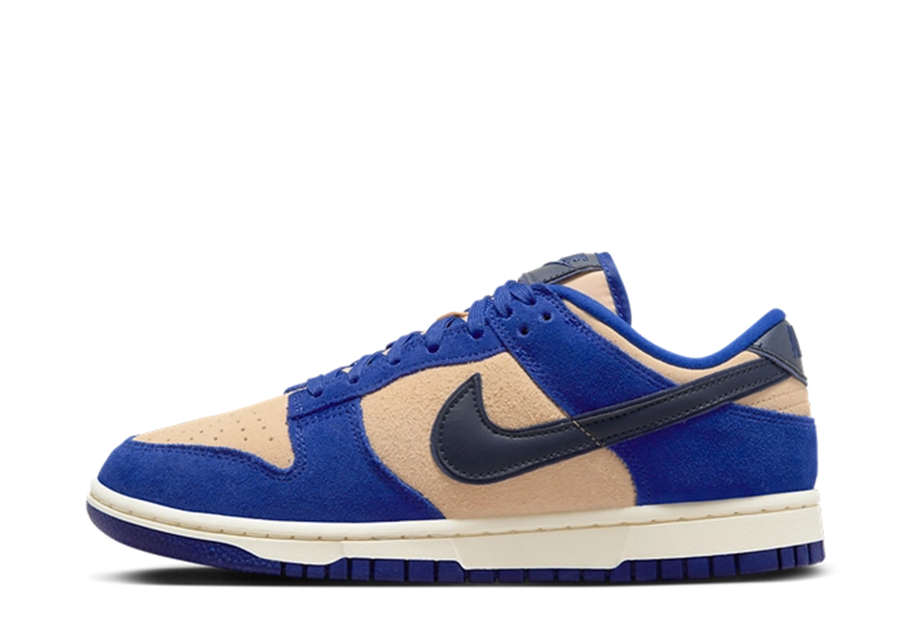 Nike Dunk Low WMNS 'Blue Suede' (2023) Blue/Beige/Black sneaker – authenticated on KLEKT