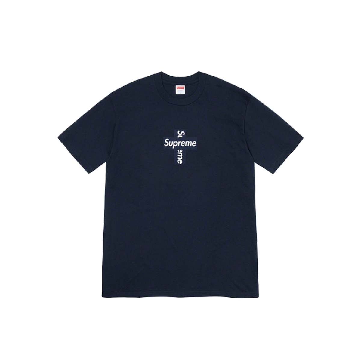 Supreme Cross Box Logo Tee Navy (FW20) sneaker – authenticated on KLEKT