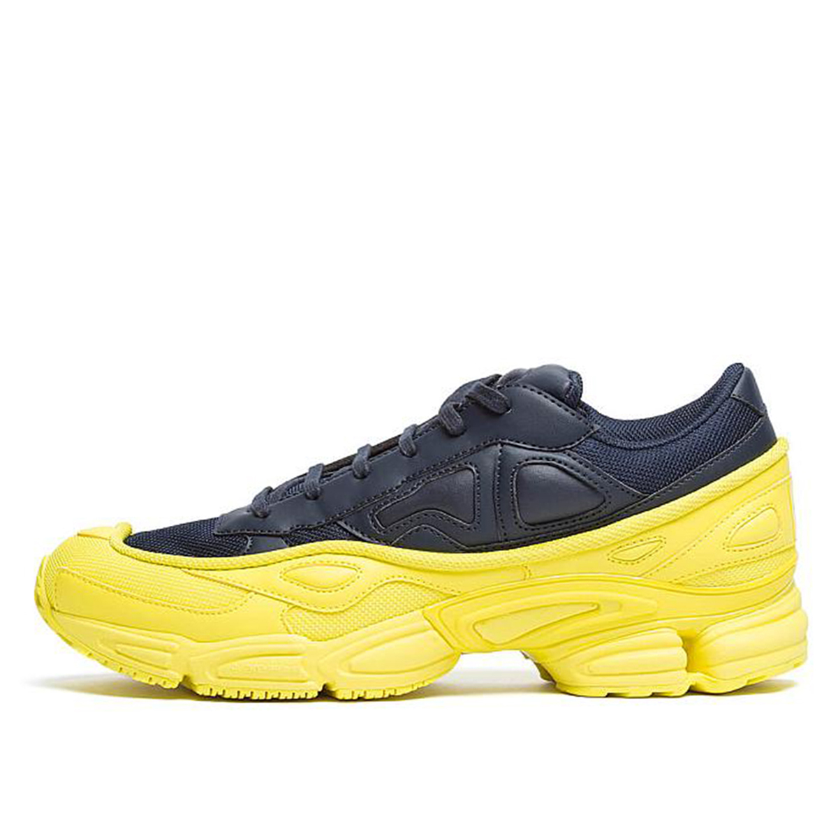 Adidas x Raf Simons Ozweego Bright Yellow Night Navy sneaker – authenticated on KLEKT