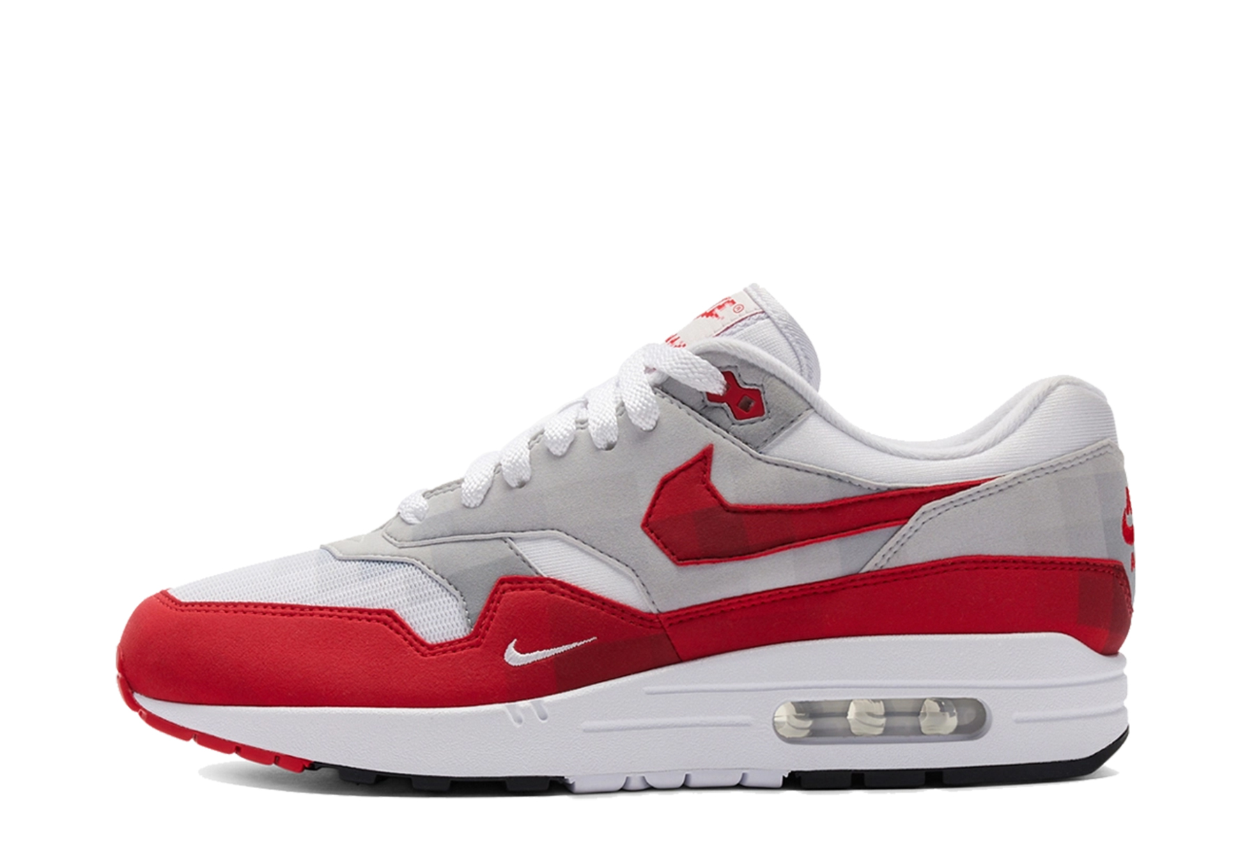 Nike Air Max 1 .SWOOSH Low Poly (2024) WHITE/RED sneaker – authenticated on KLEKT