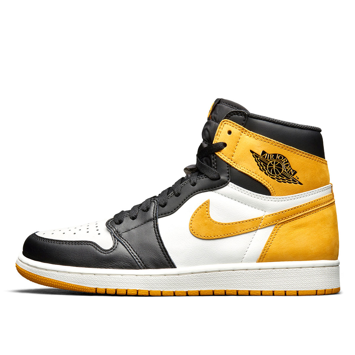 Air Jordan 1 Retro High OG Yellow Ochre "6 Rings" (2018) sneaker – authenticated on KLEKT