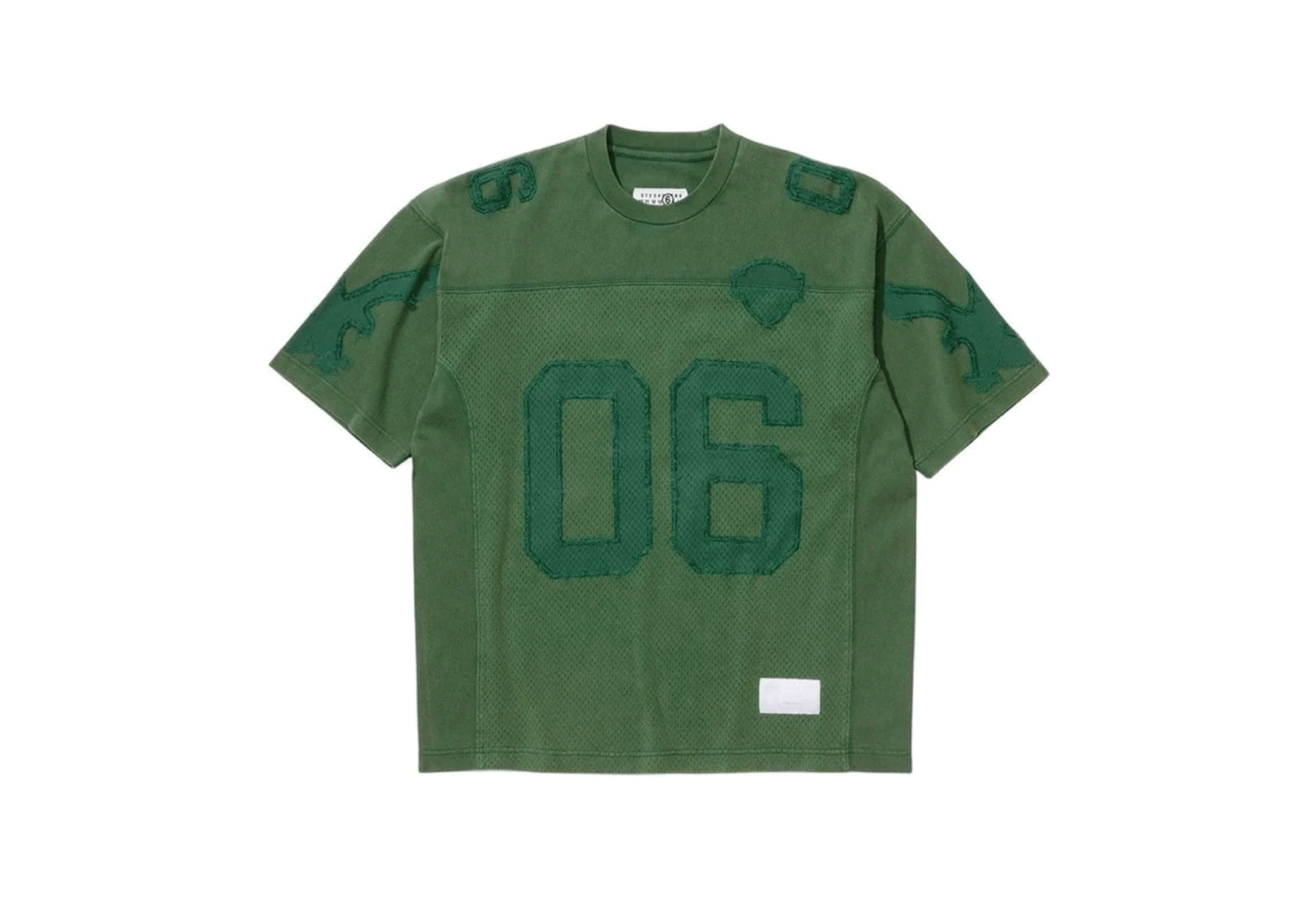 Supreme x MM6 Maison Margiela Cotton Football Jersey 'Green' (SS26