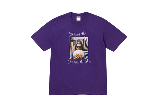 Supreme Max B Tee 'Purple' (SS25) – authenticated on KLEKT