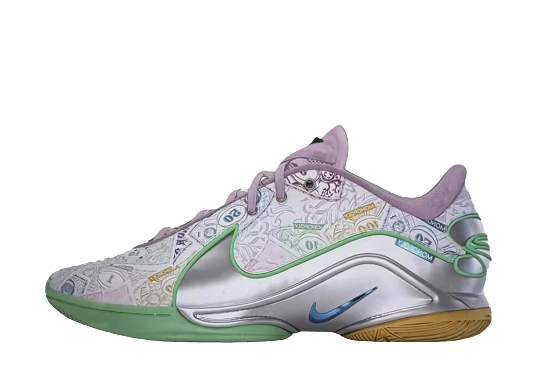 Nike LeBron 22 'Monopoly' (2024) Multi / Green / Pink sneaker – authenticated on KLEKT