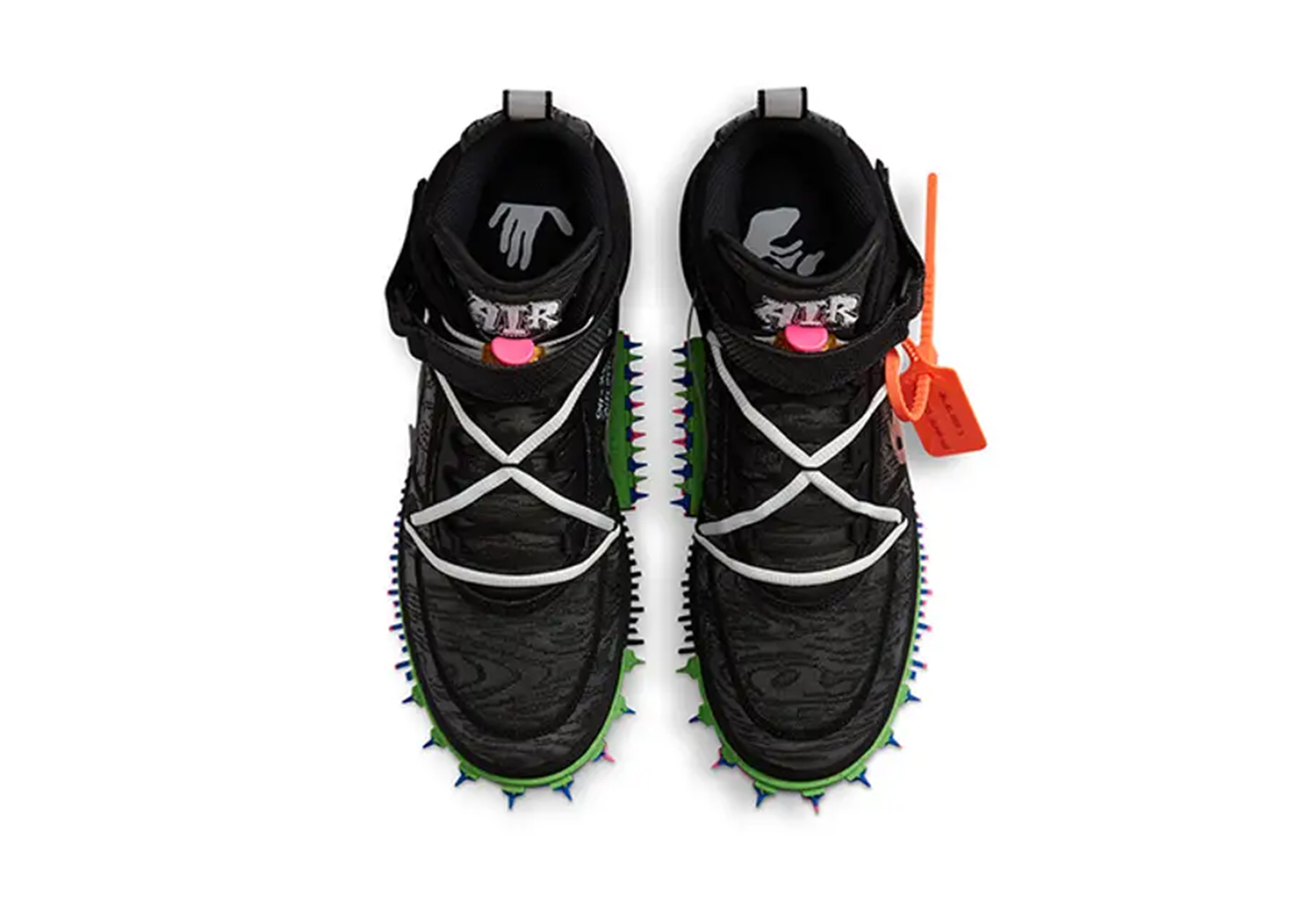 Nike Air Force 1 x Off-White Mid 'Black' (2022) Black/Clear Black sneaker – authenticated on KLEKT