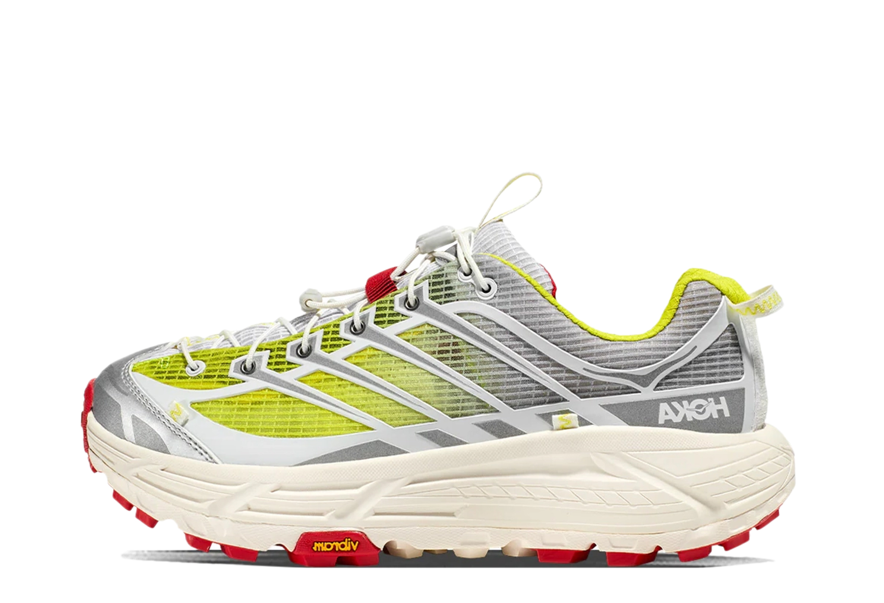 Hoka x Nicole McLaughlin One Mafate Speed Three 2 'White' (2024) White/Neon Yellow sneaker – authenticated on KLEKT