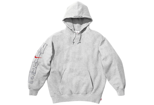 Supreme x Nike Hooded Sweatshirt Heather Grey (SS24)