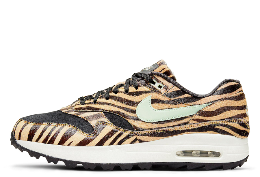 Nike Air Max 1 Golf Tiger (2022) tan/brown/jade/black sneaker – authenticated on KLEKT