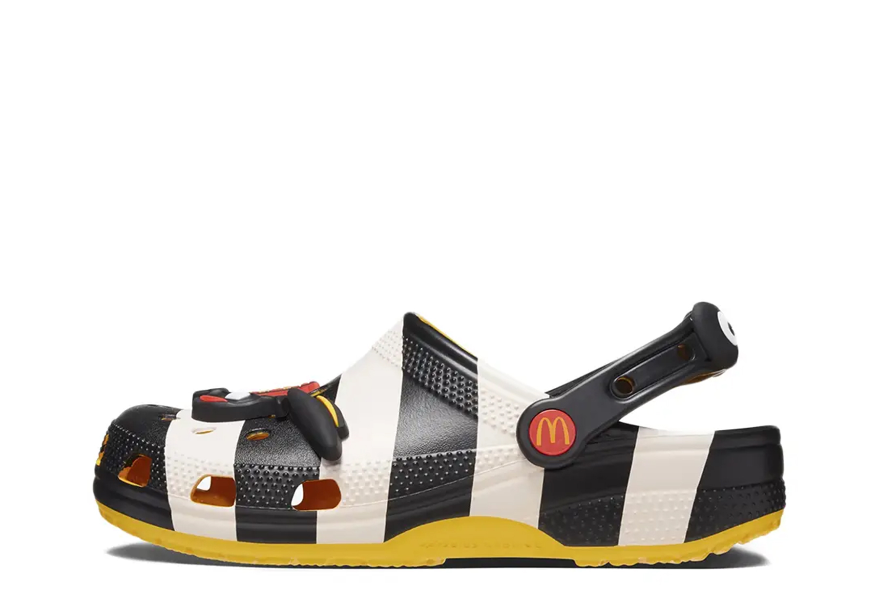 Crocs x McDonalds Classic Clog 'Hamburgler' (2023) BLACK/WHITE sneaker – authenticated on KLEKT