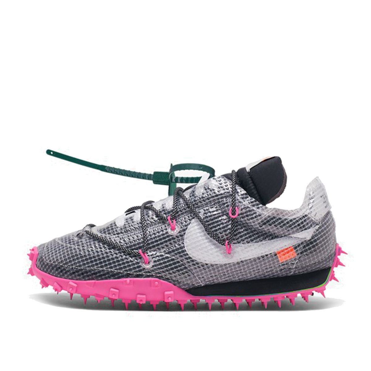 Nike x Off-White Womens Waffle Racer Black Fuchsia (2019) sneaker – authenticated on KLEKT