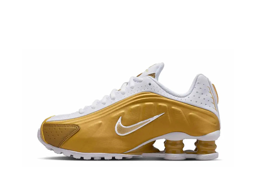 Nike Shox R4 GS 'Metallic Gold White' (2025)