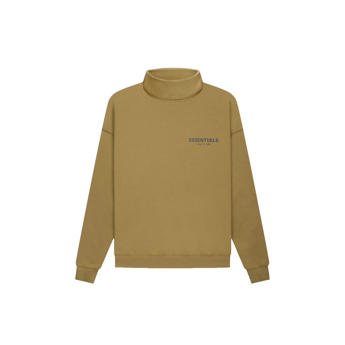Fear Of God Essentials Pullover Mockneck Amber (FW21) AMBER sneaker – authenticated on KLEKT