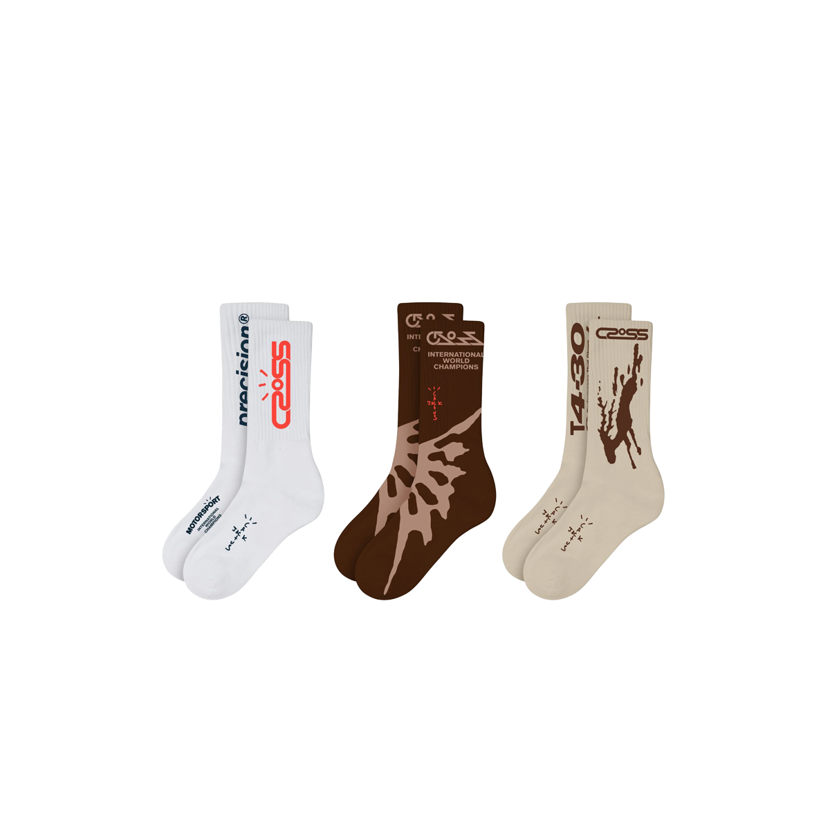Travis Scott Cactus Jack Crossover Socks (3 Pack) Multi (SS21) MULTI sneaker – authenticated on KLEKT