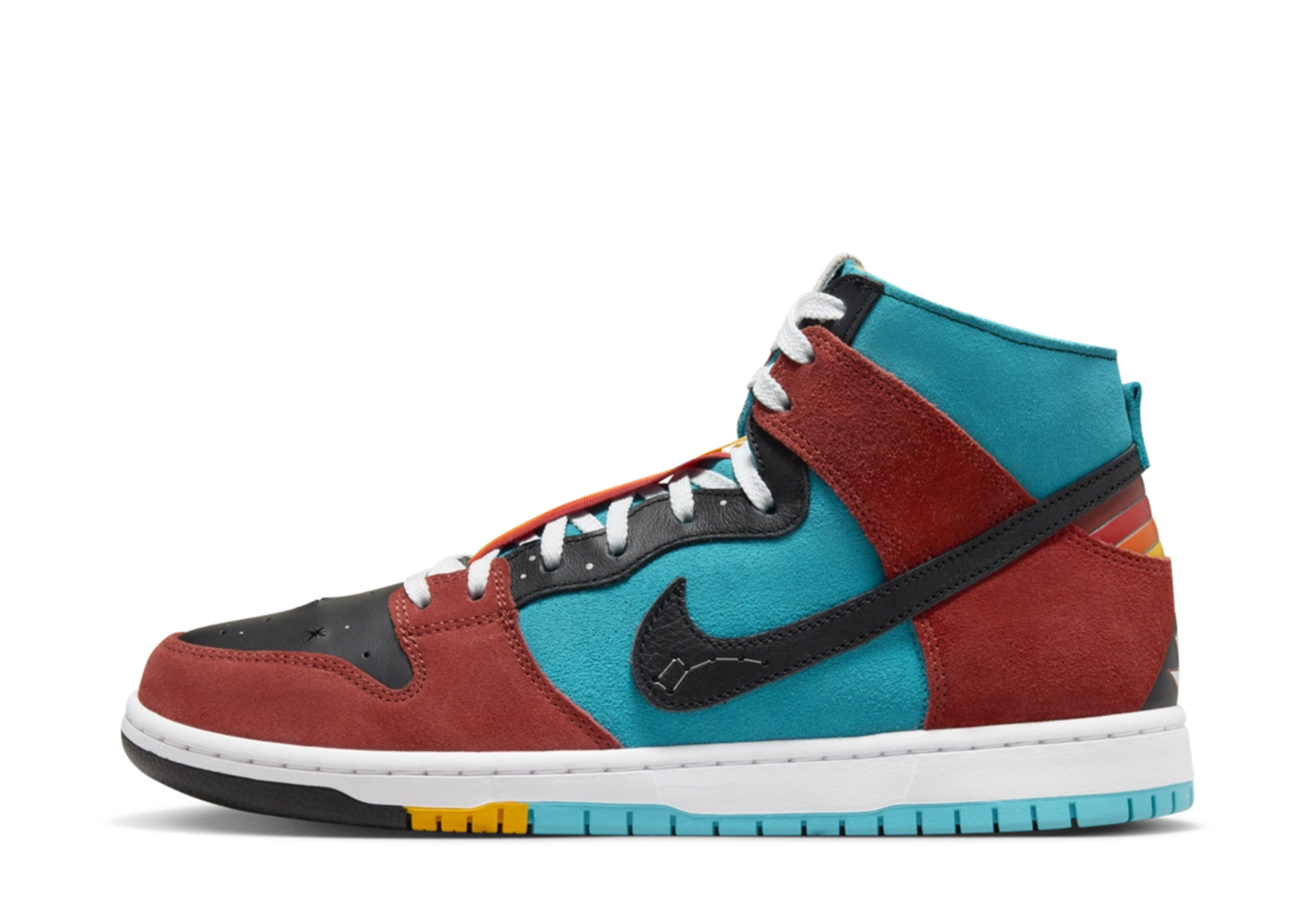 Nike SB x Di’orr Greenwood Dunk 'Navajo Arts' (2024) Turquoise Blue/Black/Rugged Orange sneaker – authenticated on KLEKT