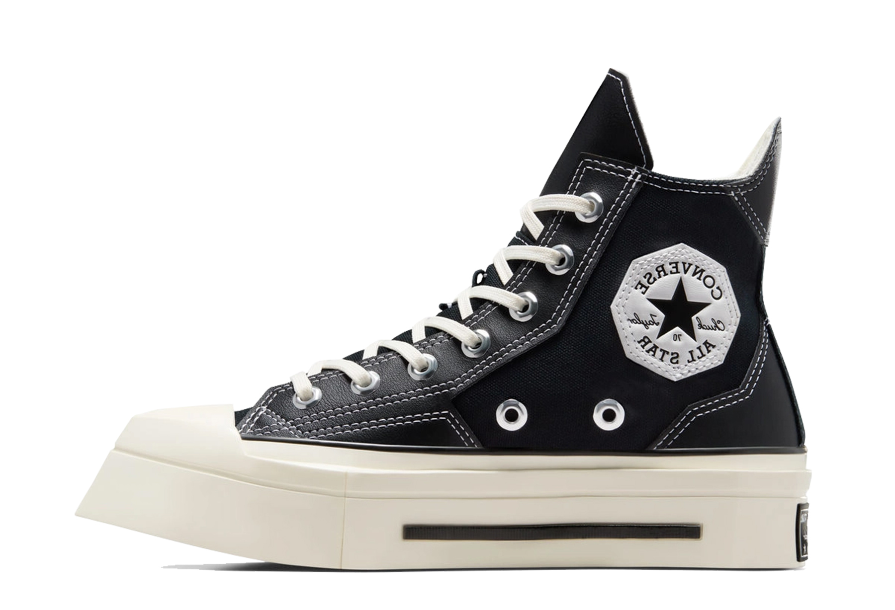 Converse Chuck 70 De Luxe Squared WMNS 'Black' (2024) Black/Black/Egret sneaker – authenticated on KLEKT