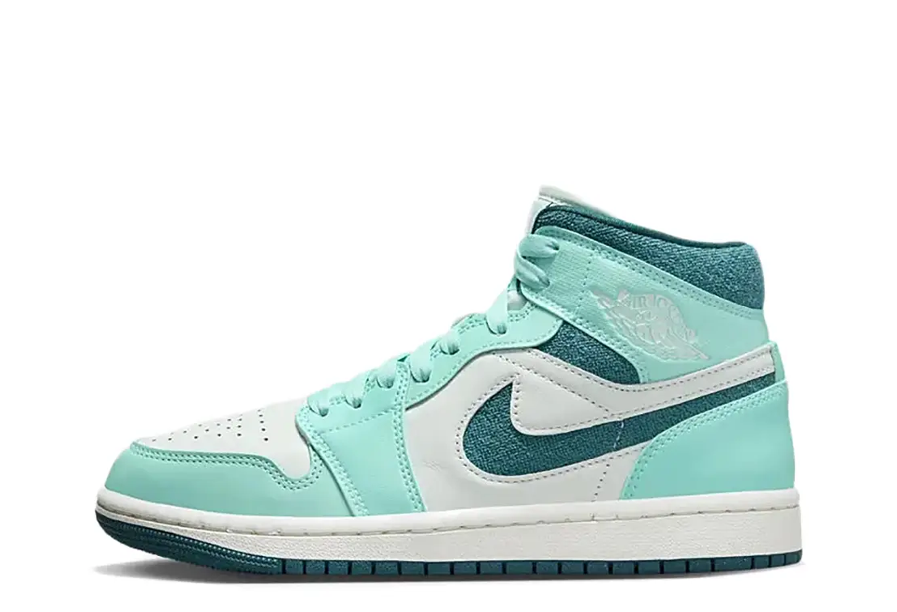 Air Jordan 1 Mid WMNS Teal Chenille (2023) CHENILLE sneaker – authenticated on KLEKT