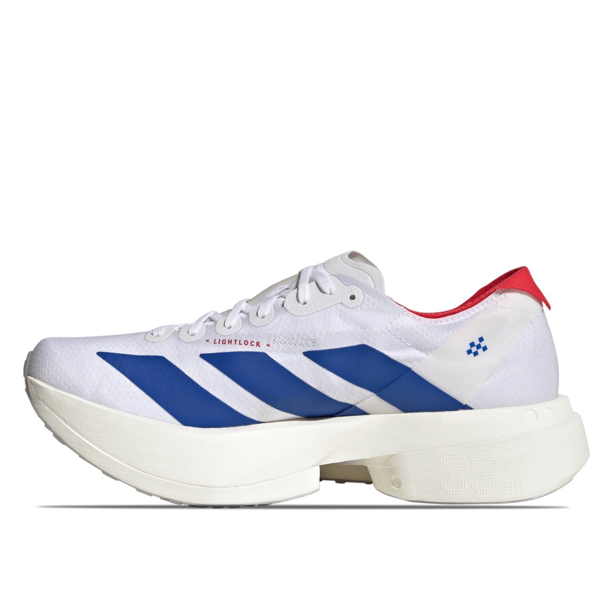 Adidas Adizero Adios Pro 4 WMNS 'White Blue Red' sneaker – authenticated on KLEKT