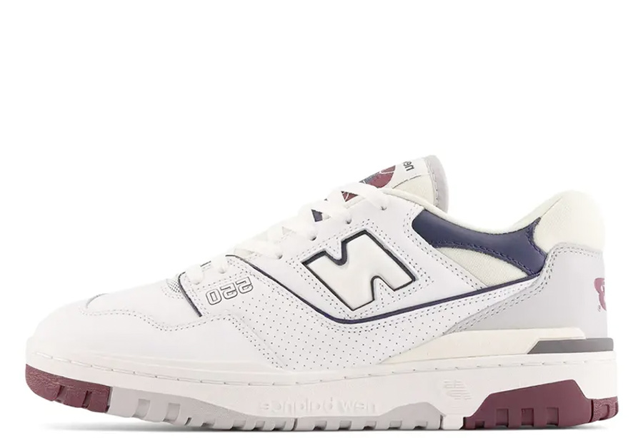 New Balance 550 White Burgundy Navy (2022) White/Burgundy/Navy sneaker – authenticated on KLEKT
