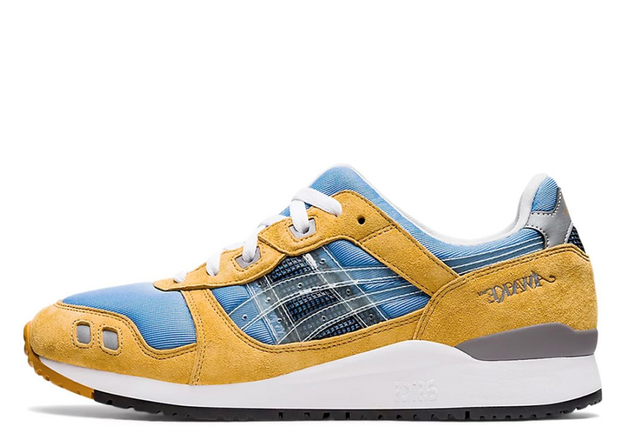 Asics x Awake NY Gel-Lyte 3 OG Blue Yellow (2022) Blue/Yellow sneaker – authenticated on KLEKT