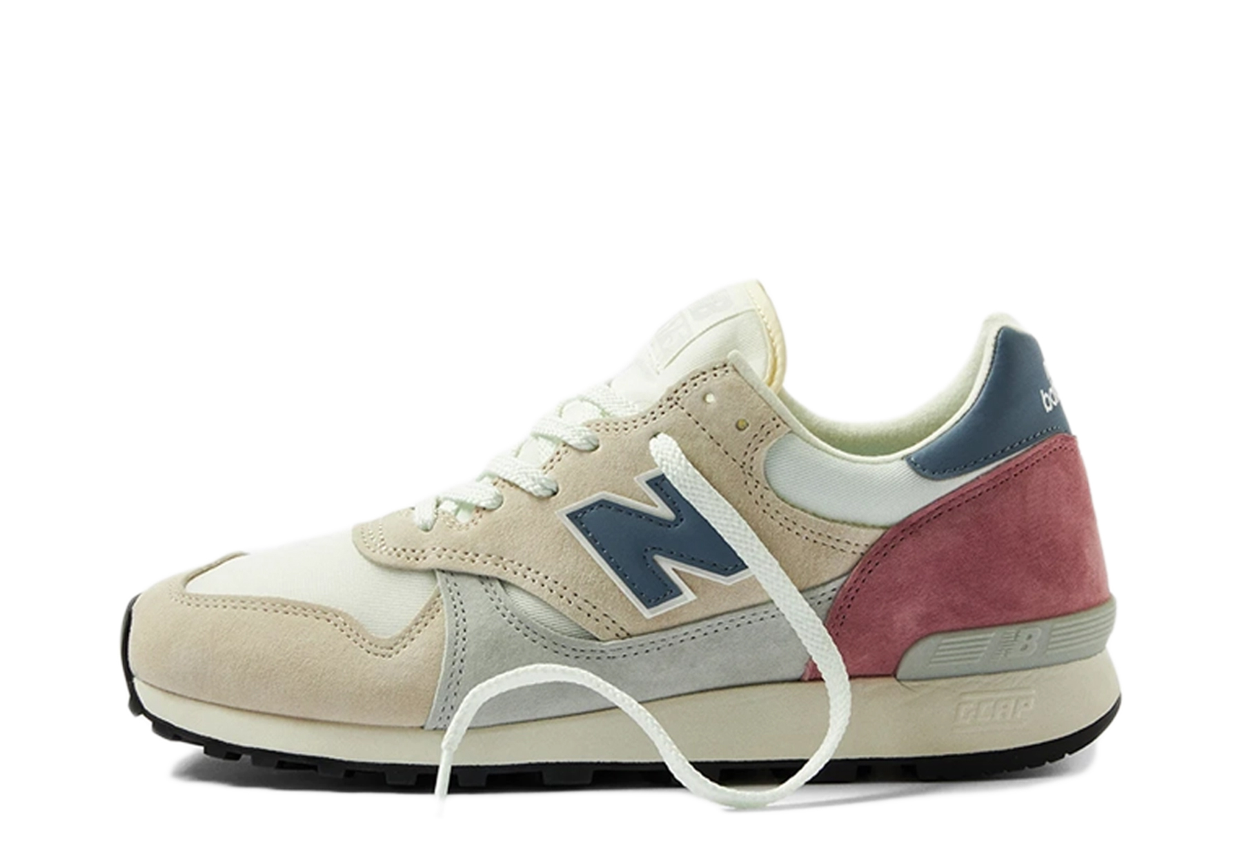 New Balance x END. 475 'Moonbeam' (2024) Beige/Red/Blue/Grey sneaker – authenticated on KLEKT