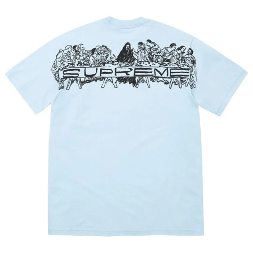 Supreme Supper Tee 'Powder Blue' (2026) – authenticated on KLEKT