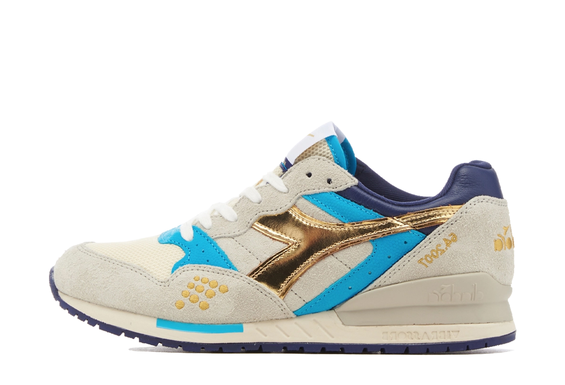 Diadora x Hanon Intrepid 'Glorious Moments' (2023) Beige/Gold/Blue/Navy sneaker – authenticated on KLEKT