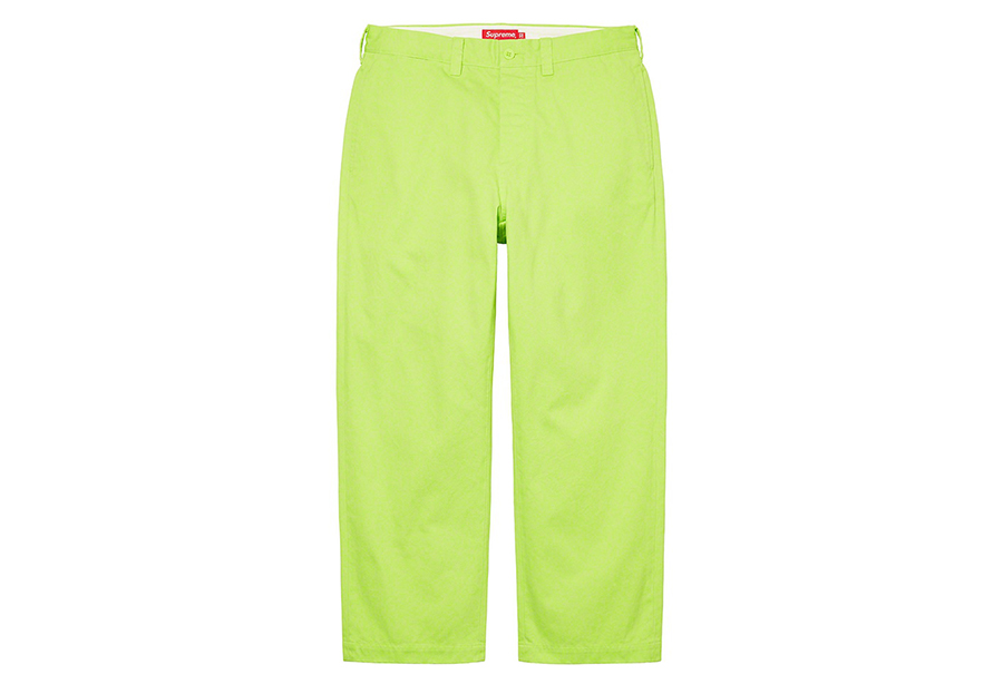 Supreme Chino Pant Light Neon (SS22) LIGHT NEON sneaker – authenticated on KLEKT