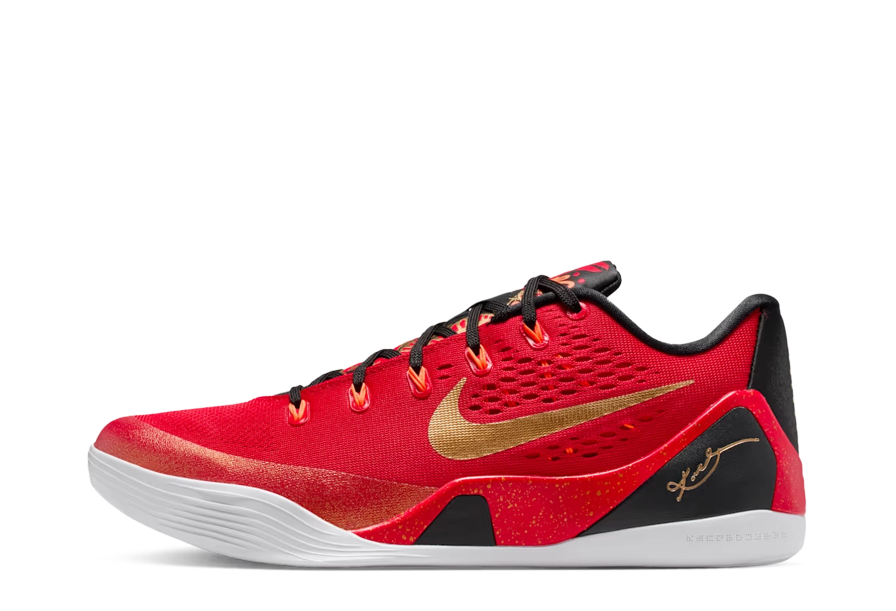 Nike Kobe 9 Low Protro EM 'China' (2025) University Red/Metallic Gold/Black sneaker – authenticated on KLEKT