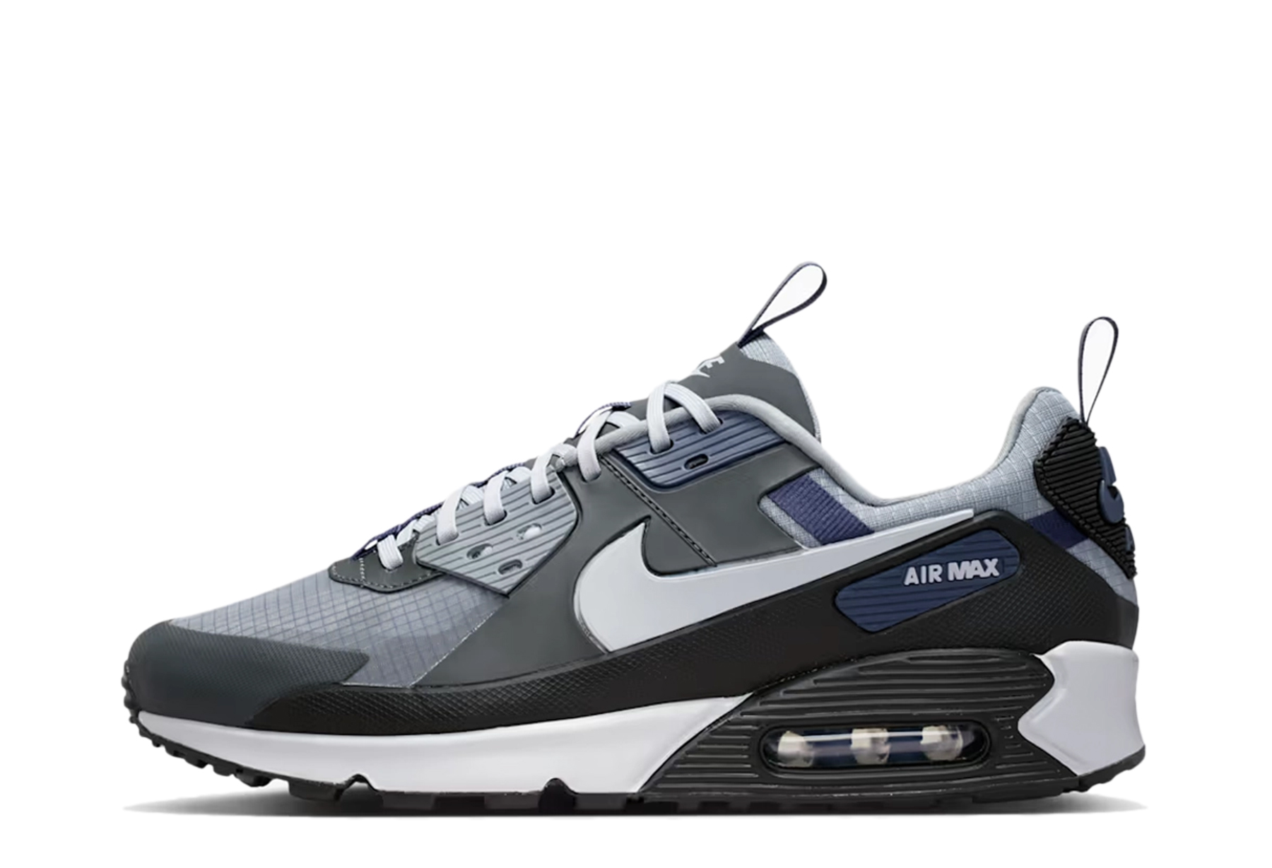 Nike Air Max 90 Drift 'Cool Grey' (2026) Anthracite/Cool Grey/Thunder Blue/Wolf Grey sneaker – authenticated on KLEKT