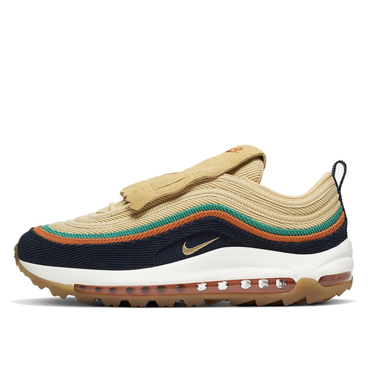Nike Air Max 97 Golf NRG Obsidian Celestial Gold (2020) OBSIDIAN/CELESTIAL GOLD/STARFISH/NEPTUNE GREY sneaker – authenticated on KLEKT
