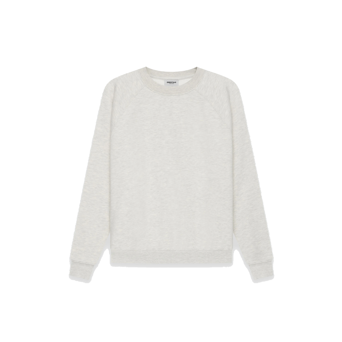 Fear Of God ESSENTIALS Pullover Crewneck Light Heather Oatmeal (SS21) LIGHT HEATHER OATMEAL sneaker – authenticated on KLEKT