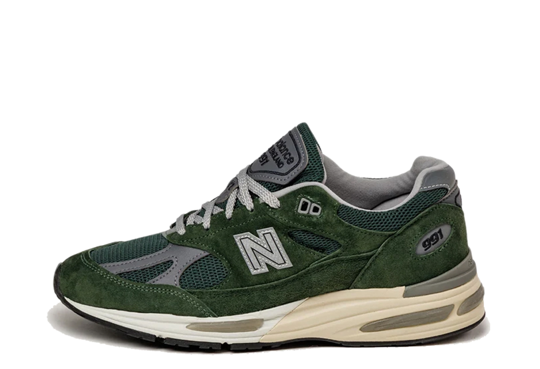 New Balance 991v2 Made In UK 'Kombu' (2024) Green/Grey/Sail sneaker – authenticated on KLEKT