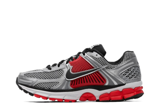 Nike Zoom Vomero 5 'Metallic Silver Crimson' (2025)