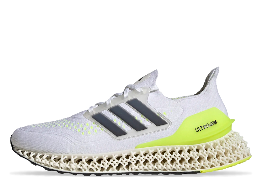 Adidas Ultra 4DFWD White Solar Yellow (2022) Cloud White / Core Black / Solar Yellow sneaker – authenticated on KLEKT