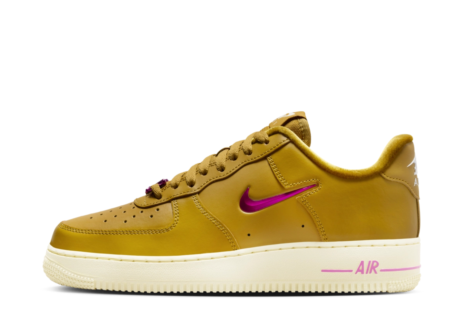 Nike Air Force 1 Jewel 'Bronzine Just Do It' (2024) Bronzine/Playful Pink/Alabaster sneaker – authenticated on KLEKT