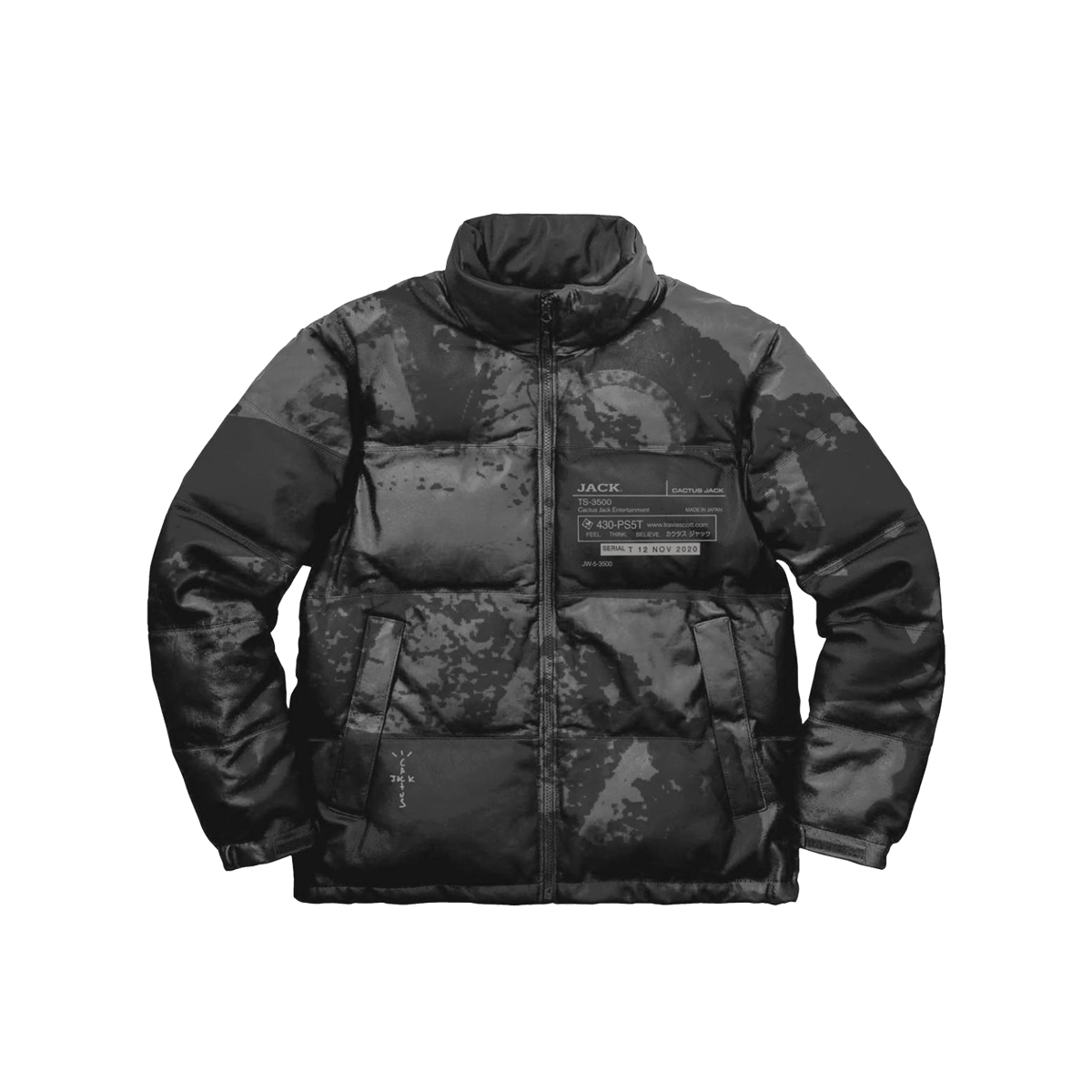 Travis Scott System Reflective Down Puffer Black (FW20) BLACK sneaker – authenticated on KLEKT