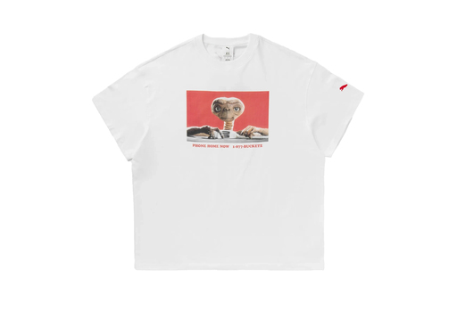 PUMA x E.T. Hoops Tee 'White' (2025) – authenticated on KLEKT