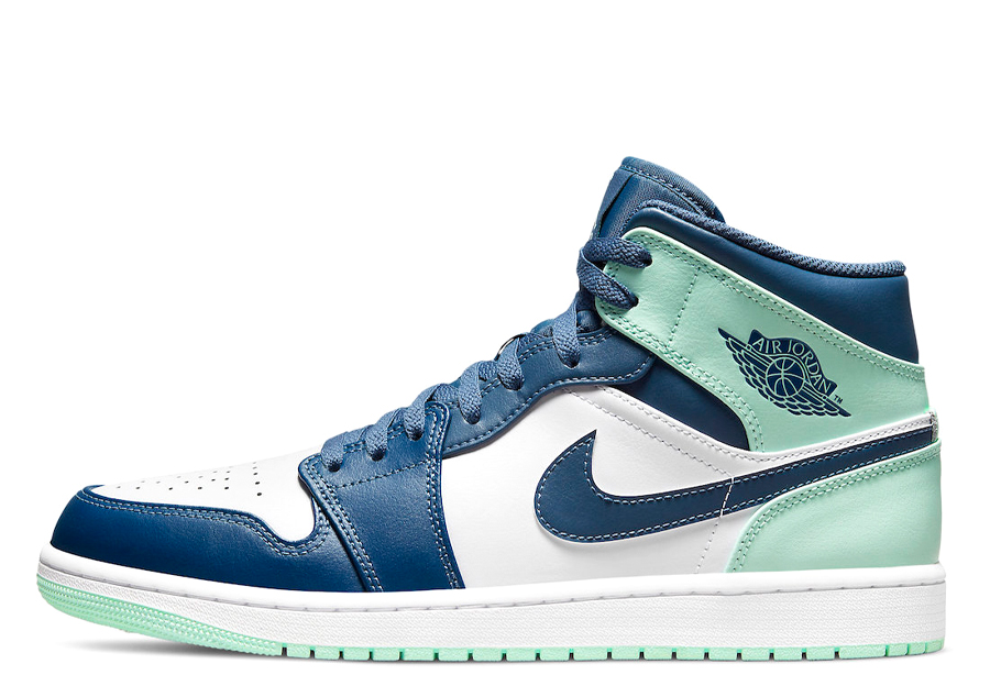 Air Jordan 1 Mid 'Mystic Navy Mint Foam' (2022) MYSTIC NAVY/MINT FOAM/WHITE sneaker – authenticated on KLEKT