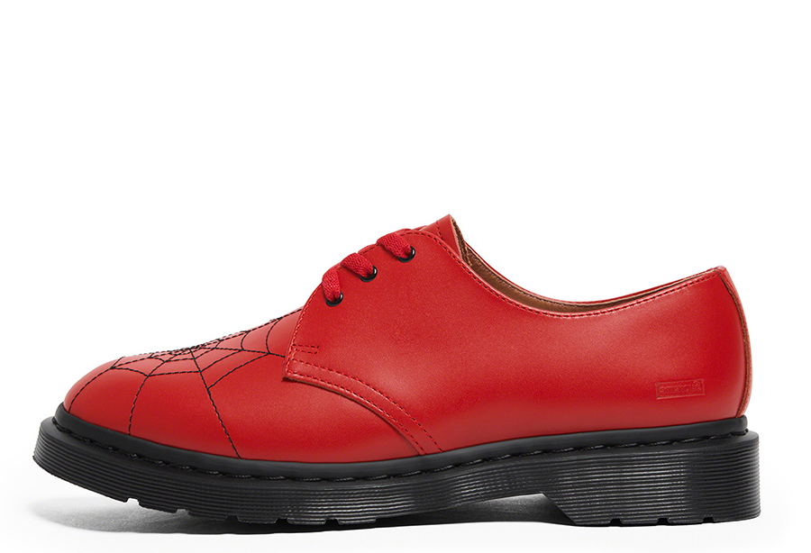 Supreme x Dr. Martens® Spiderweb 3-Eye Shoe Red (SS22) RED sneaker – authenticated on KLEKT