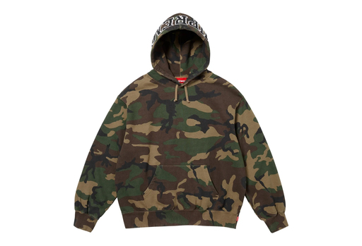 Supreme Team 94 Hooded Sweatshirt 'Woodland Camo' (SS25) – authenticated on KLEKT