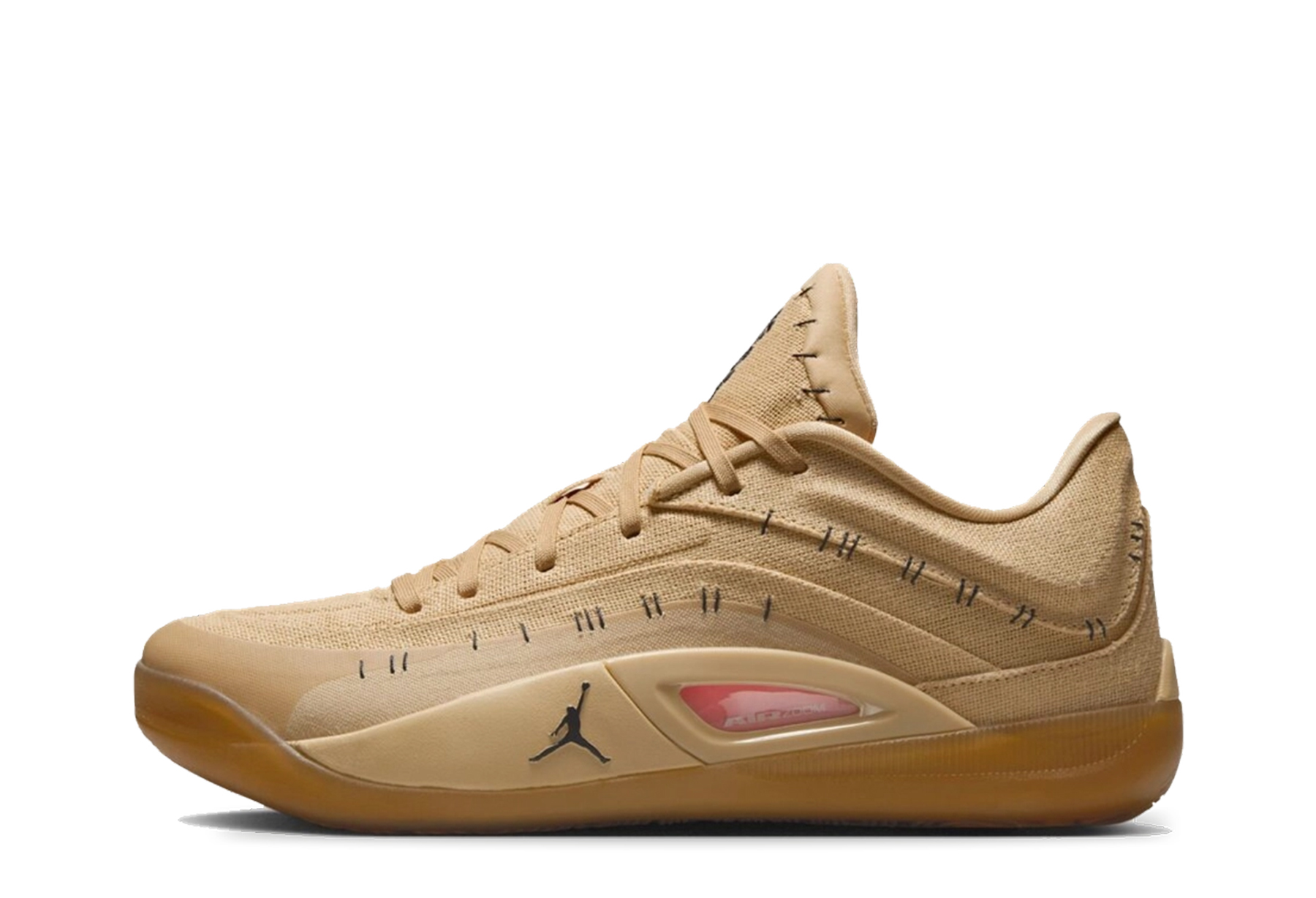 Air Jordan Zion 4 'Voodoo' (2025) Sesame/Gum Light Brown/Black/Flash Crimson sneaker – authenticated on KLEKT