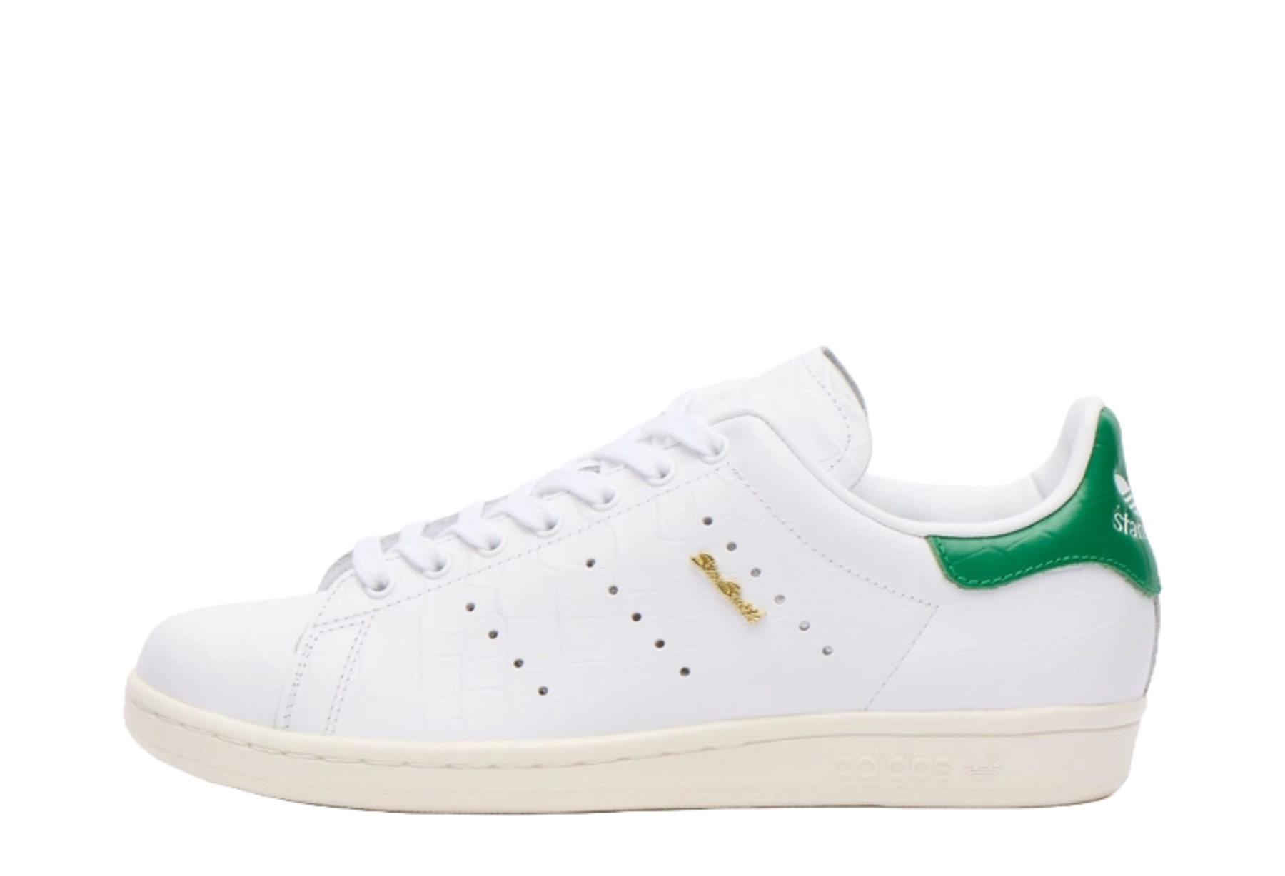 Adidas Women's Stan Smith 80S (2026) Cloud White / Cloud White / Green sneaker – authenticated on KLEKT