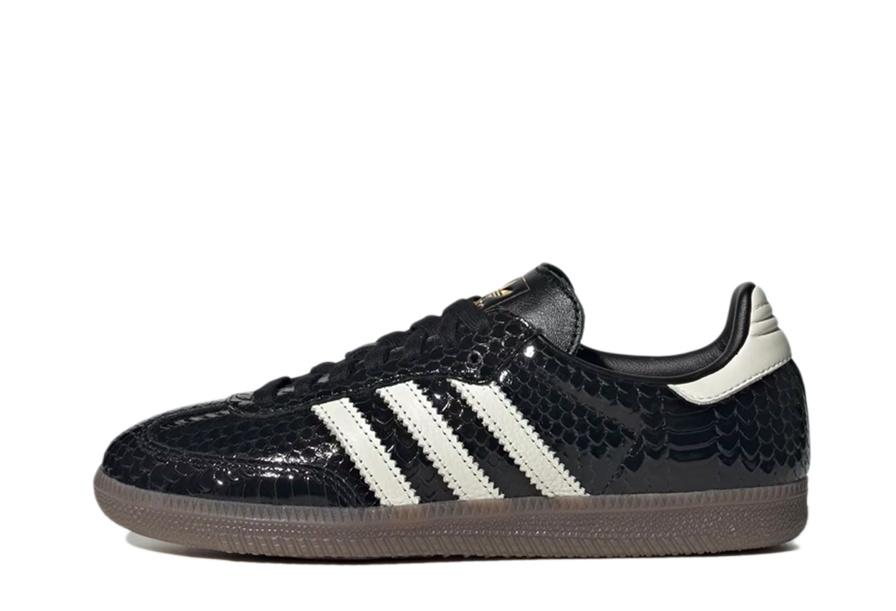 Adidas Samba 'Patent Black Snakeskin' (2026) Core Black / Off White / Gum sneaker – authenticated on KLEKT