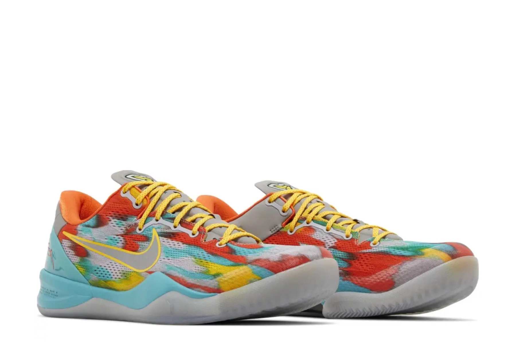 Nike Kobe 8 Protro 'Venice Beach' (2024) Stadium Grey/Metallic Silver-Tour Yellow sneaker – authenticated on KLEKT