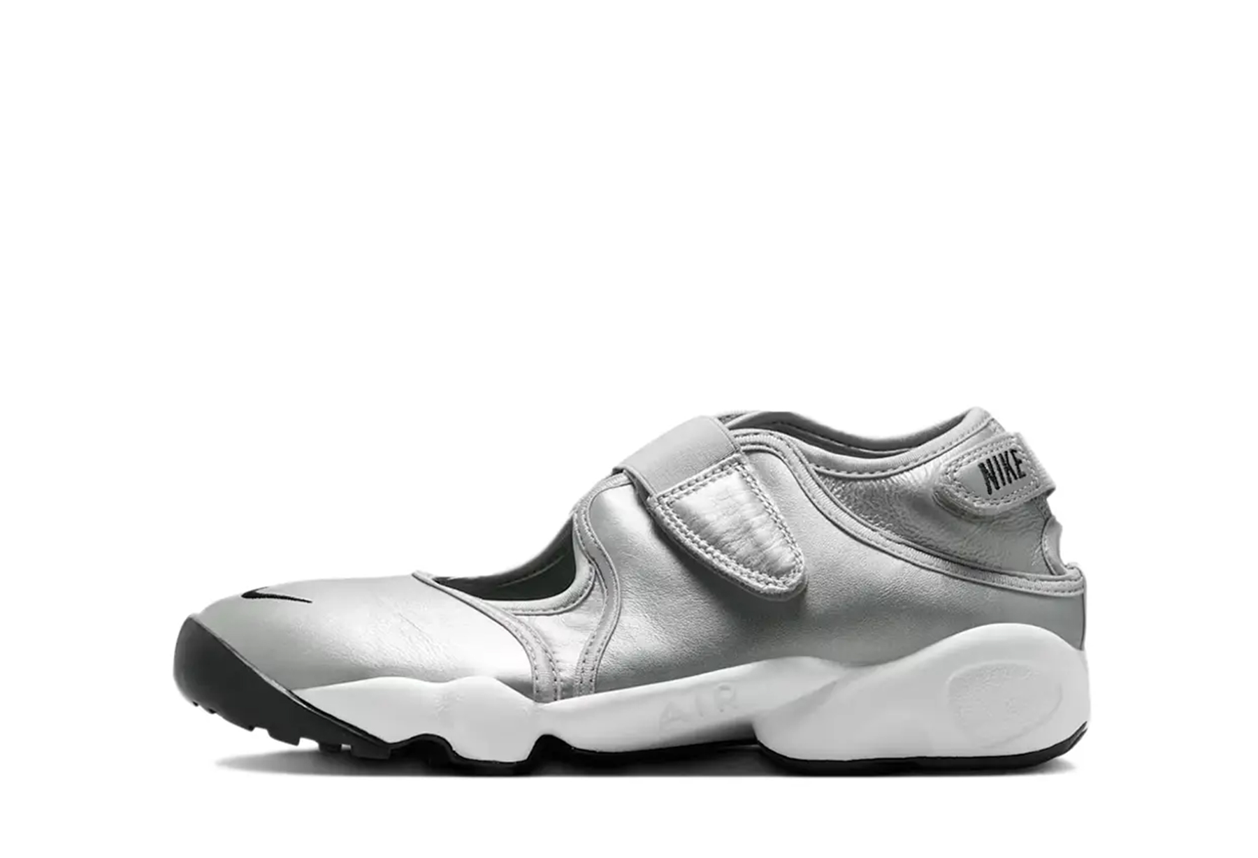 Nike Air Rift Leather WMNS 'Metallic Silver Sail' (2025) SILVER sneaker – authenticated on KLEKT